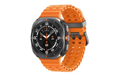 Galaxy Watch Ultra, Smartwatch titanium gray, Marine Band orange, 47 mm