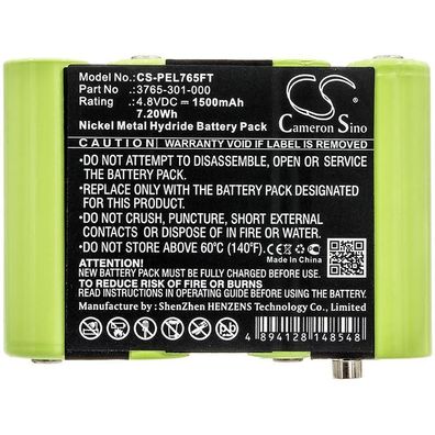 Ersatzakku - CS-PEL765FT - PELI 3765-301-000 / 3769 - 4,8 Volt 1500mAh Ni-MH