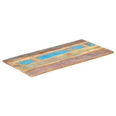 Tischplatte Rechteckig 60x100 cm 15-16 mm Altholz Massiv
