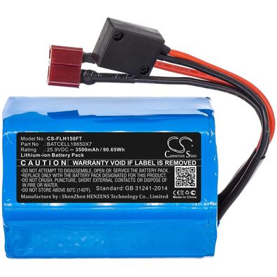 Ersatzakku - CS-FLH150FT - BigBlue CB30000P-II / Batcell18650x7 - 25,9 Volt 3500mA