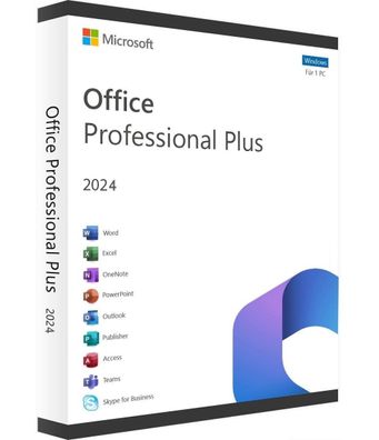 Microsoft Office 2024 Professional Plus - Vollversion - kein Abo - SOFORT Versand