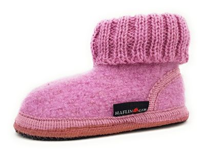 Haflinger Hüttenschuh Karl 631047 Rosa 229 Babyrosa