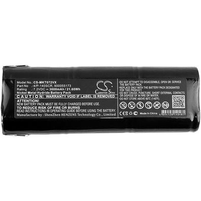 Ersatzakku - CS-MKT072VX - MAKITA 4072D / 678114-9 - 7,2 Volt 3000mAh Ni-MH