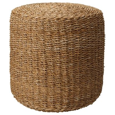 Home&amp; tyling Pouf Rund Natur Ø40x38 cm Seegras