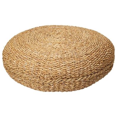 Home&amp; tyling Pouf Rund Natur Ø58x20 cm Seegras