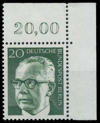 BERLIN DS Heinemann Nr 362 postfrisch ECKE-ORE X7EF602