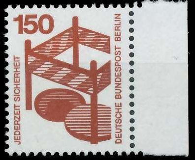 BERLIN DS Unfallv Nr 411 postfrisch SRA X7EF6A2