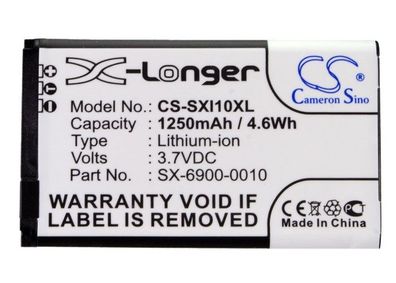 Ersatzakku - CS-SXI10XL - SIRIUS SXi1 / SX-6900-0010 - 3,7 Volt 1250mAh Li-Ion