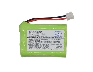 Ersatzakku - CS-TKA008SL - TDK A08 / 3AAA-HHC - 3,6 Volt 700mAh Ni-MH