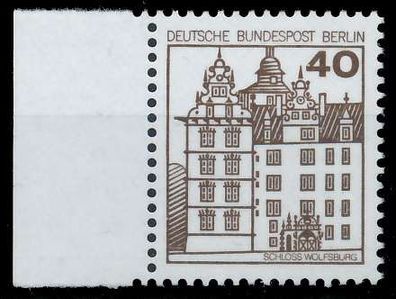 BERLIN DS BURGEN U. Schlösser Nr 614 SRli postfrisch SR X7F4AC2