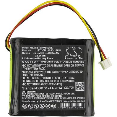 Ersatzakku - CS-BRV850SL - BRAVEN 850 / AE18650CM1-22-2P2S - 7,4 Volt 4400mAh Li-Ion