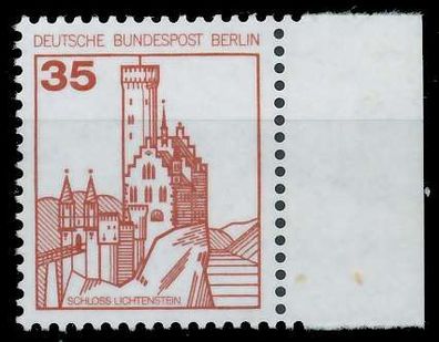 BERLIN DS BURGEN U. Schlösser Nr 673 SRre postfrisch SR X7F4B2A