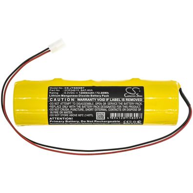 Ersatzbatterie - CS-JTS800BT - Jablotron JA-80A / 2CR34615 - 6 Volt 12000mAh Li-Mn02