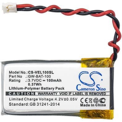 Ersatzakku - CS-VEL100SL - Vernier Electrode Amplifier / Go Wireless / GW-BAT-100