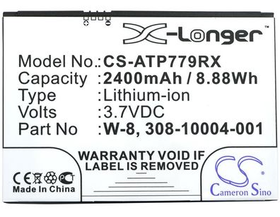 Ersatzakku - CS-ATP779RX - AT&T AC779S / 308-10004-01 - 3,7 Volt 2400mAh Li-ion