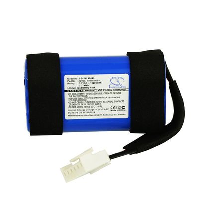 Ersatzakku - CS-JML400XL - JBL Charge 4 / 1INR19/66-3 - 3,7 Volt 10200mAh Li-ion