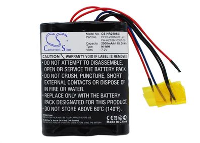 Ersatzakku - CS-HR250SC - Panasonic HHR-250SCH L2x3 / PA-A2786 R001-1B - 7,2 Volt