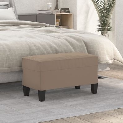 vidaXL Sitzbank Taupe 70x35x41 cm Mikrofasergewebe