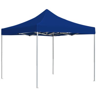 vidaXL Profi-Partyzelt Faltbar Aluminium 2x2 m Blau