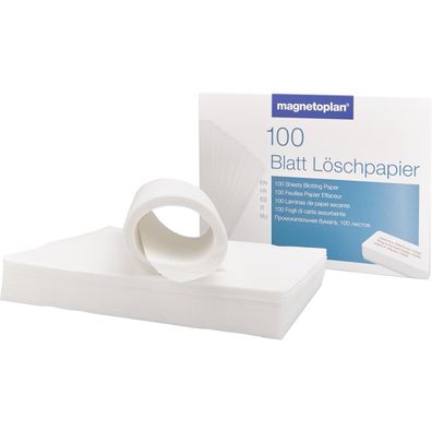 magnetoplan 12296 Löschpapier fü?r Tafellöscher grau