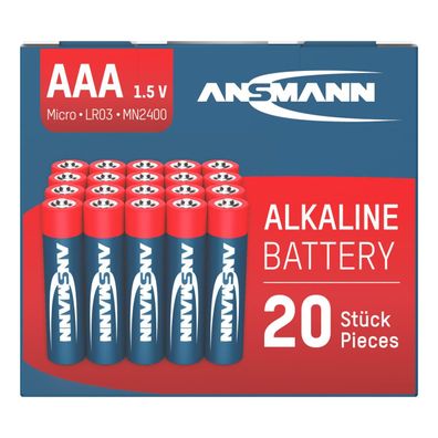 Ansmann 5015538 1x20 Ansmann Alkaline Micro AAA LR 03 red-line Box