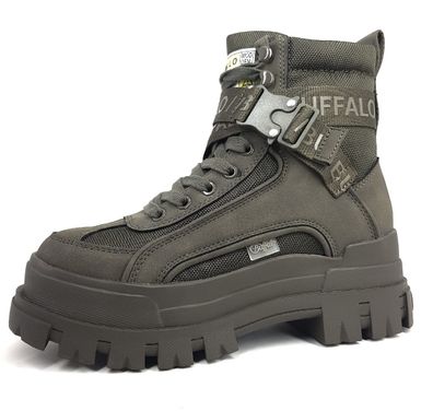 Buffalo Aspha Com1 LaceUp MI BN16221601 Grün khaki