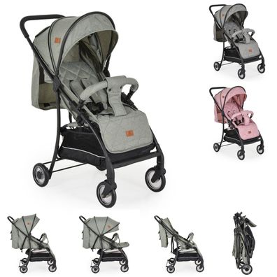 Cangaroo Kinderwagen London Buggy, Aluminiumrahmen, verstellbare Rückenlehne