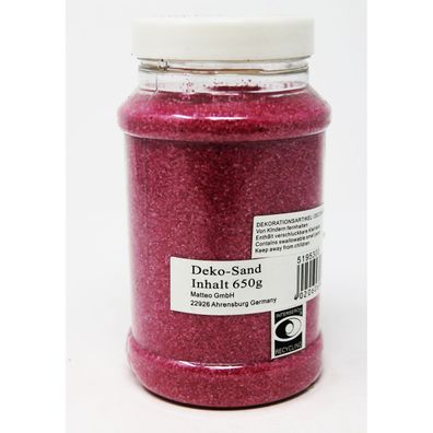 Dekosteine Dekogranulat Streudeko Farbgranulat pink fein 650g