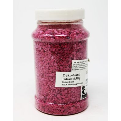 Dekosteine Dekogranulat Streudeko Farbgranulat pink grob 650g