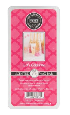 Bridgewater Candle - Wax Bar - Duft-KERZE Candle Scented LETS Celebrate