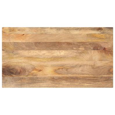 vidaXL Tischplatte 100x70x3,8 cm Rechteckig Massivholz Mango
