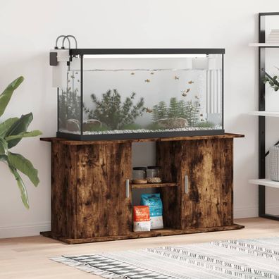 vidaXL Aquariumständer Räuchereiche 121x41x58 cm Holzwerkstoff