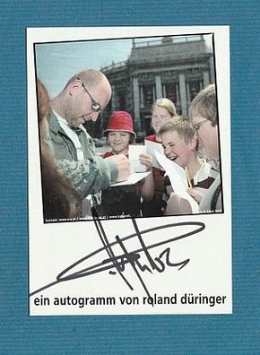 Roland Düringer (österreichischer Kabarettist und Schauspieler) - persönlich signiert