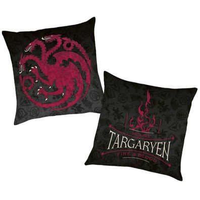 House Targaryen | Game of Thrones | 40 x 40 cm | Deko-Kissen