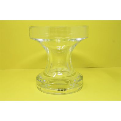 Kaheku Glaskerzenständer oder Glas Vase 2 Varianten Höhe 17cm