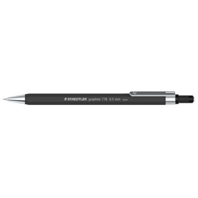 Staedtler Druckbleistift graphite 778 05-9 B 05mm Schaft schwarz