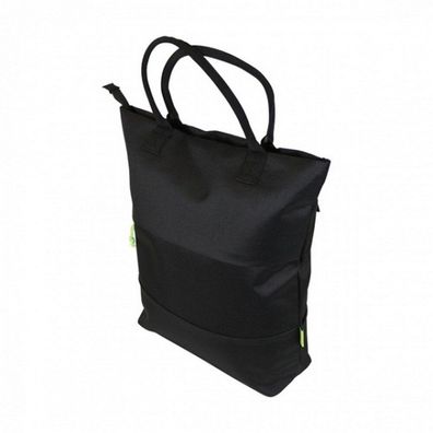 Dresco Trendy Shopper Tragetasche 20 Liter Nylon Schwarz