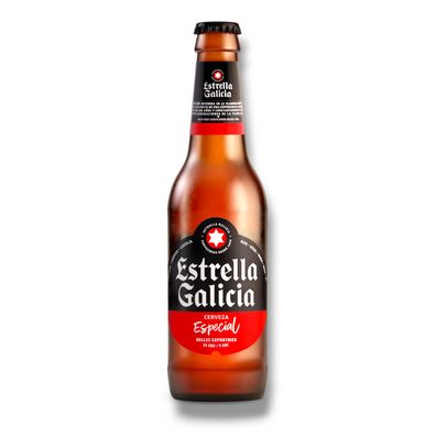 Estrella Galicia Especial Mini 24 x 0,20l- Spezialbier aus Spanien mit 5,5% Vol