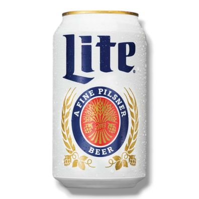 Miller Lite 12 x 355ml- Kalorienreduziertes Leichtbier als amerikanisches Pils