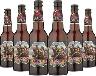 24 Flaschen IRON MAIDEN Trooper Ale Bier je 0,5 L 4,7