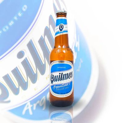 Quilmes Cerveza 24 x 0.34l -das bekannteste Bier aus Argentinien mit 4,9