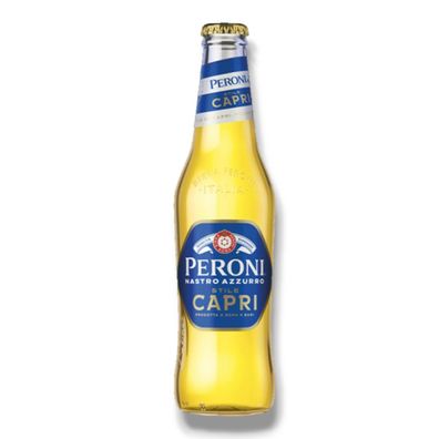 Peroni Nastro Azzurro Stile Capri 24 x 0,33l - das neue Peroni mit 4,2% Vol