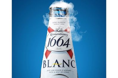 Kronenbourg 1664 Blanc - 12 x 0,33 L Das Weißbier mit Citrus aus Frankreich