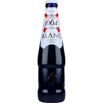 Kronenbourg 1664 Blanc - 6 x 0,33 L Das Weißbier mit Citrus aus Frankreich