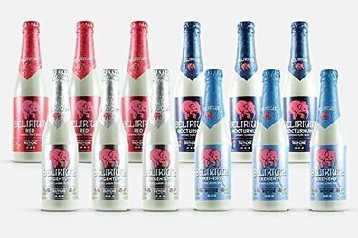 Delirium Bier Set 6 x 0,33l - Delirium Tremens, Argentum, Nocturnum & Red