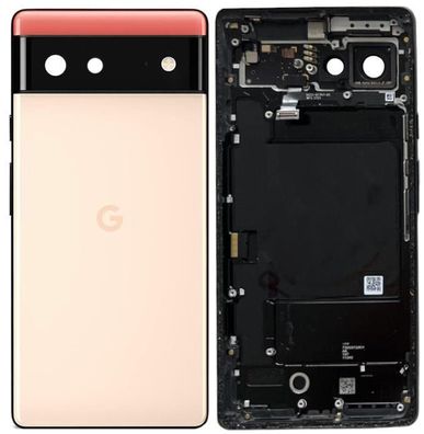 Original Google Pixel 6 Gehäuse Akkudeckel Backcover Kinda Coral Sehr Gut