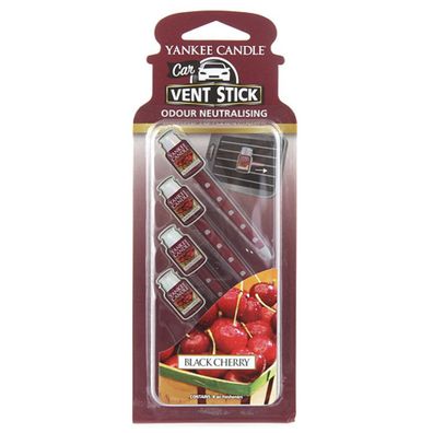 Yankee Candle Car Vent Stick Black Cherry 4 Stück