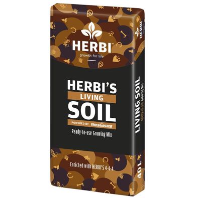 HERBI´S Grow-Erde Living Soil 40 Liter torffrei