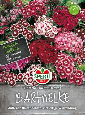 Sperli Bartnelken Einfache Prachtmischung - Blumensamen