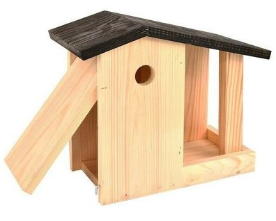 Esschert Designe Nistkasten und Futterhaus 2 in 1 Kohlmeise Vogelhaus NK89